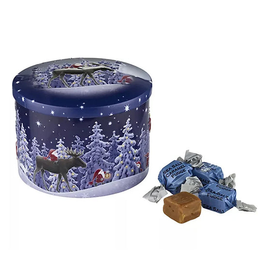 Gardiners Christmas Nordic Sea Salt & Caramel Fudge Tin 200g