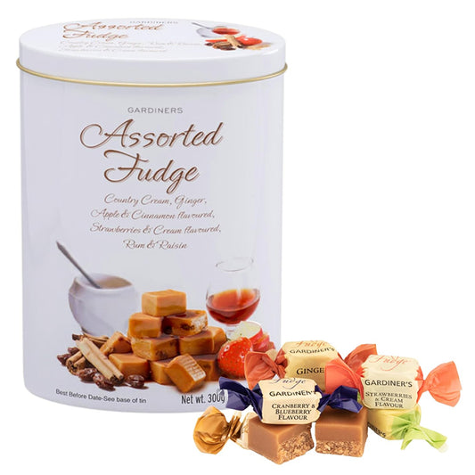 Gardiners of Scotland Assorted Luxury Fudge Tin 300g