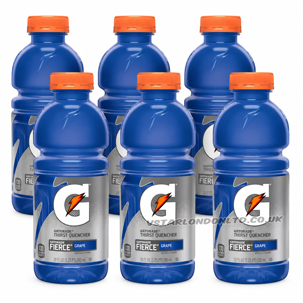 Gatorade Fierce Grape Sports Drink 591ml (6, 12 & 24 Bottles)