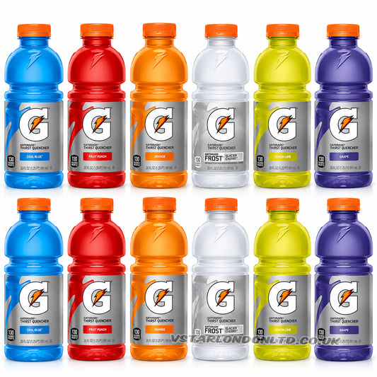 Gatorade Sports Drink Mixed Flavours 591ml Bottles (6 & 12 Bottles)