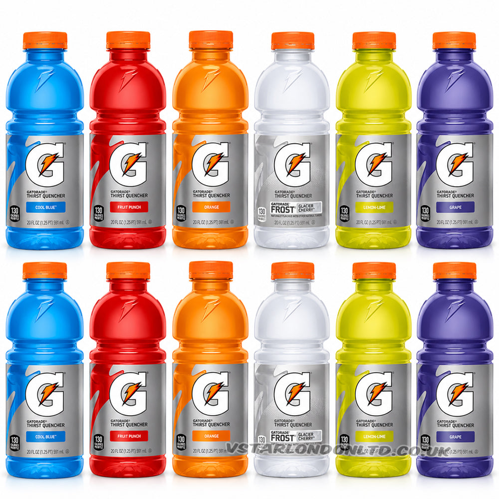 Gatorade Electrolyte Drink – 591ml | 12 or 24 Bottles | Multiple Flavors