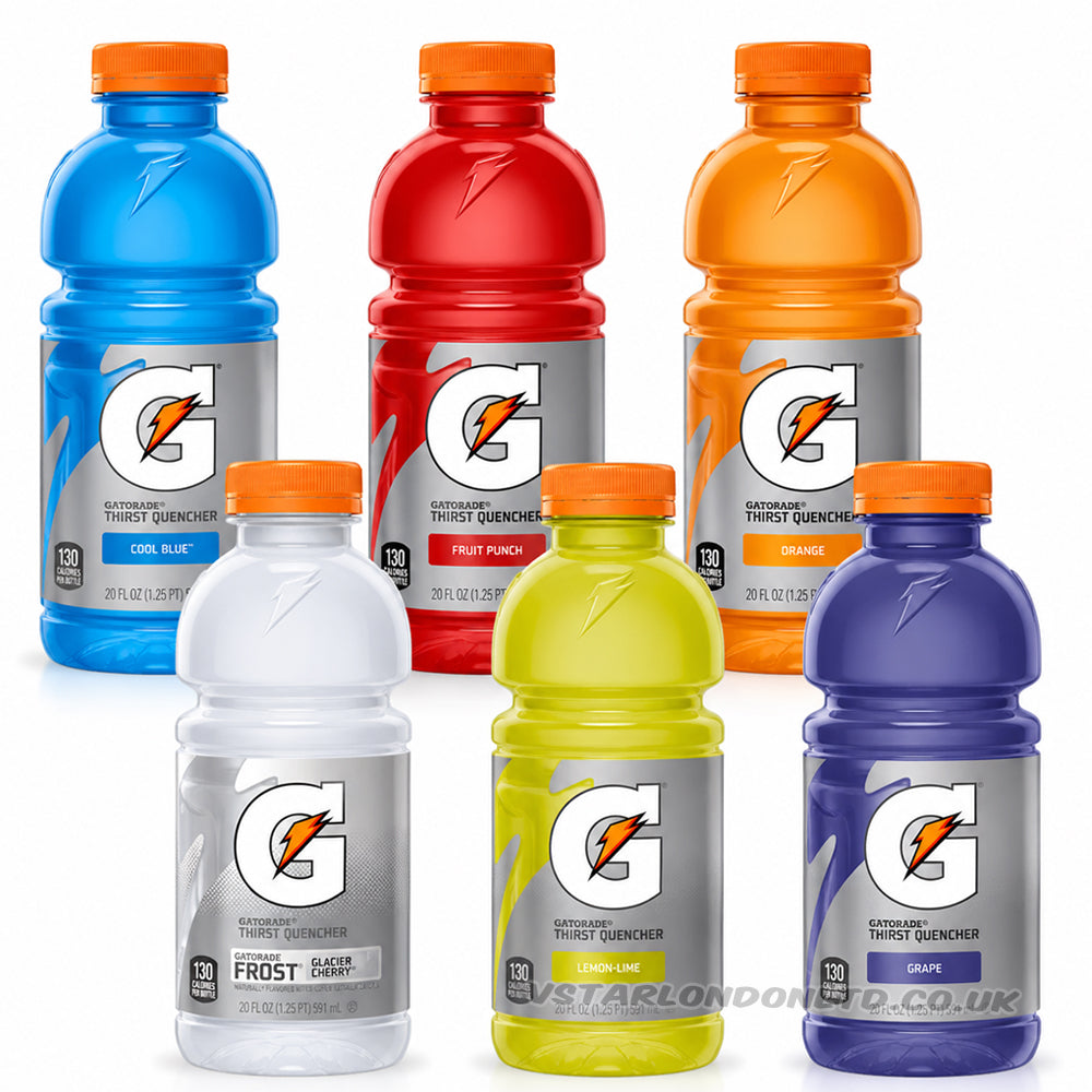Gatorade Sports Drink Mixed Flavours 591ml Bottles (6 & 12 Bottles)