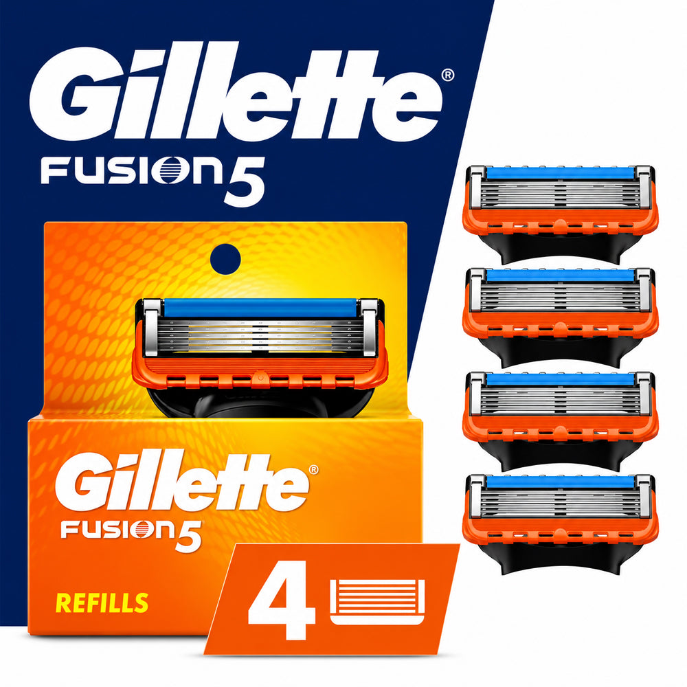 Gillette Fusion Manual Razor Blades Refills 4 Pack