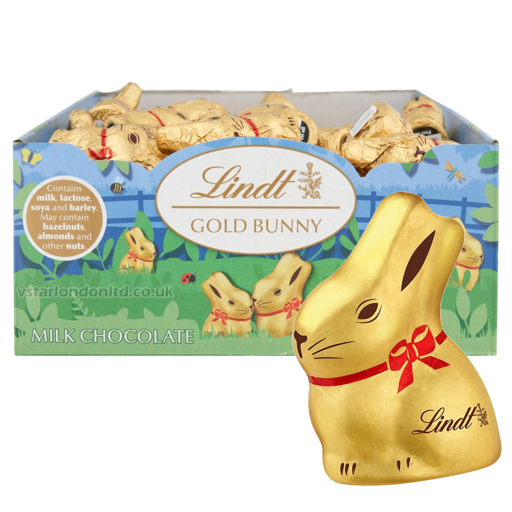 Lindt Gold Bunny Milk Chocolate – 100 x 10g | Iconic Easter Treats