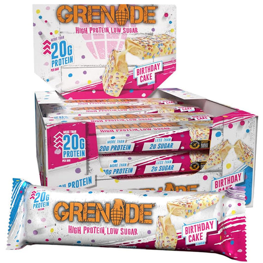 Grenade Birthday Cake Protein Bar 12 x 60g