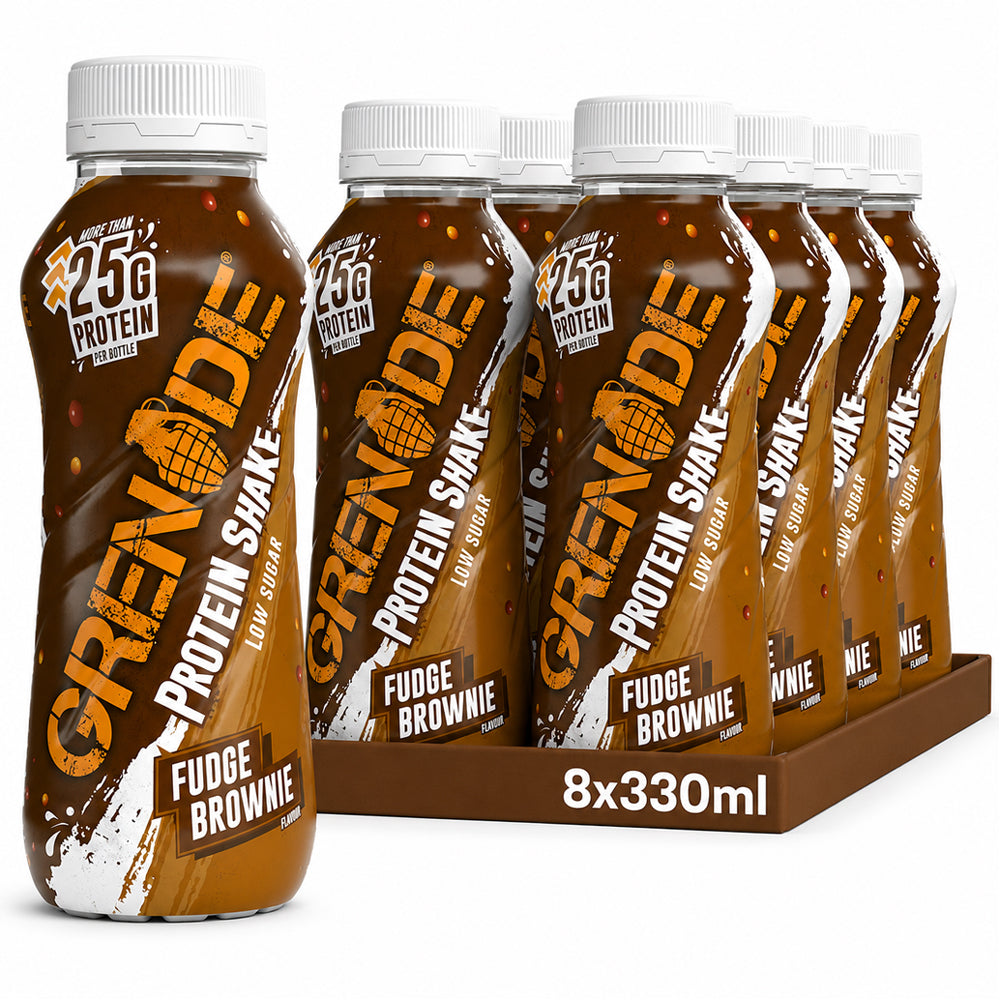 Grenade Fudge Brownie Protein Shake 330ml (8 Bottles)