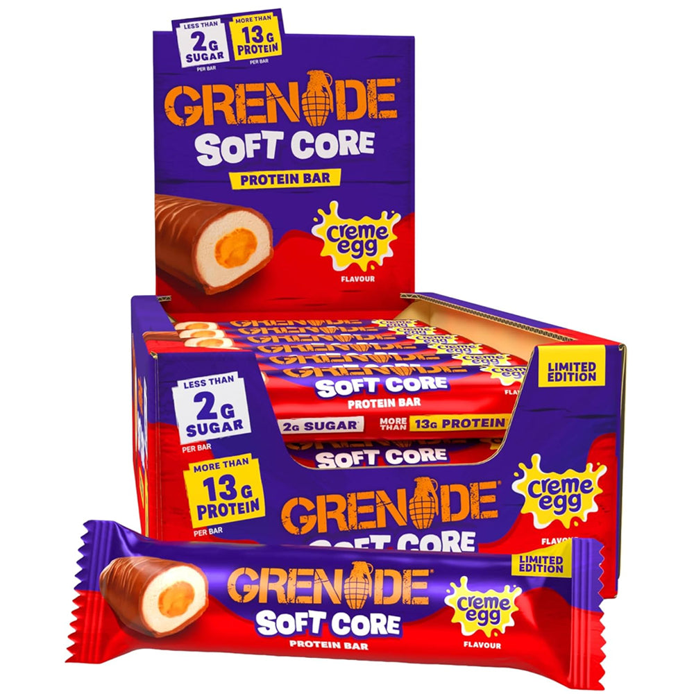 Grenade Creme Egg Flavour Protein Bar 45g (9 & 18 Bars)