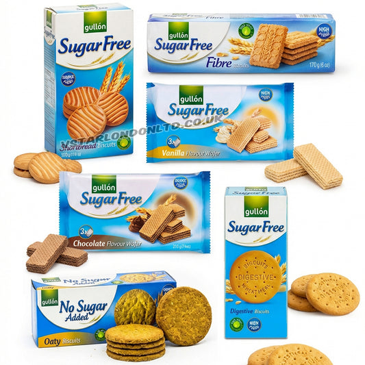 Gullón Sugar Free Mixed Biscuit Selection – Random Assorted 5 & 10 Packs