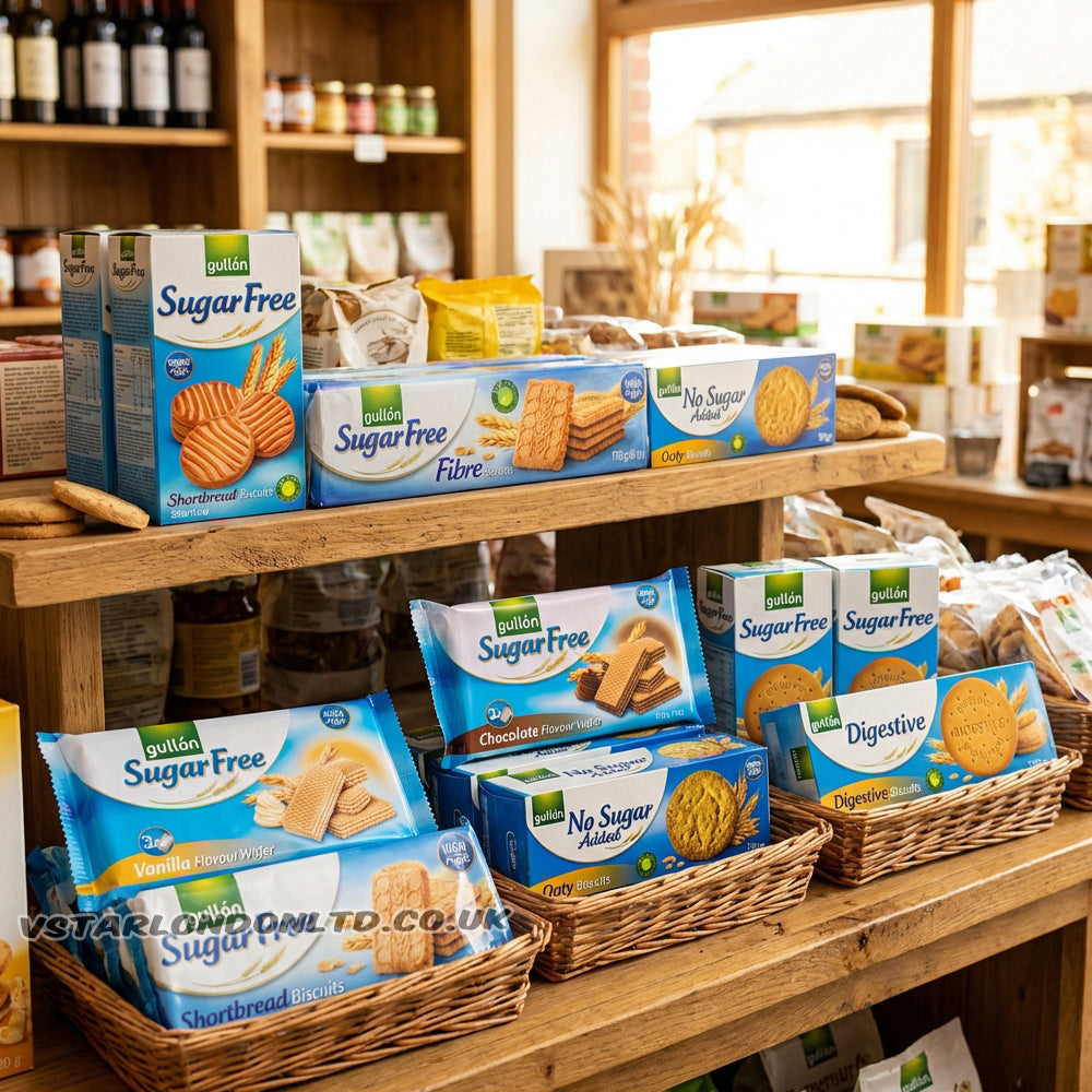Gullón Sugar Free Mixed Biscuit Selection – Random Assorted 5 & 10 Packs