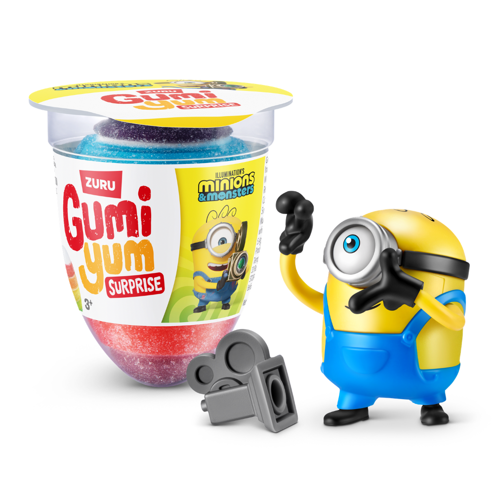 Gumi Yum Surprise Minions Gummy & Toy 26g (Box of 18)