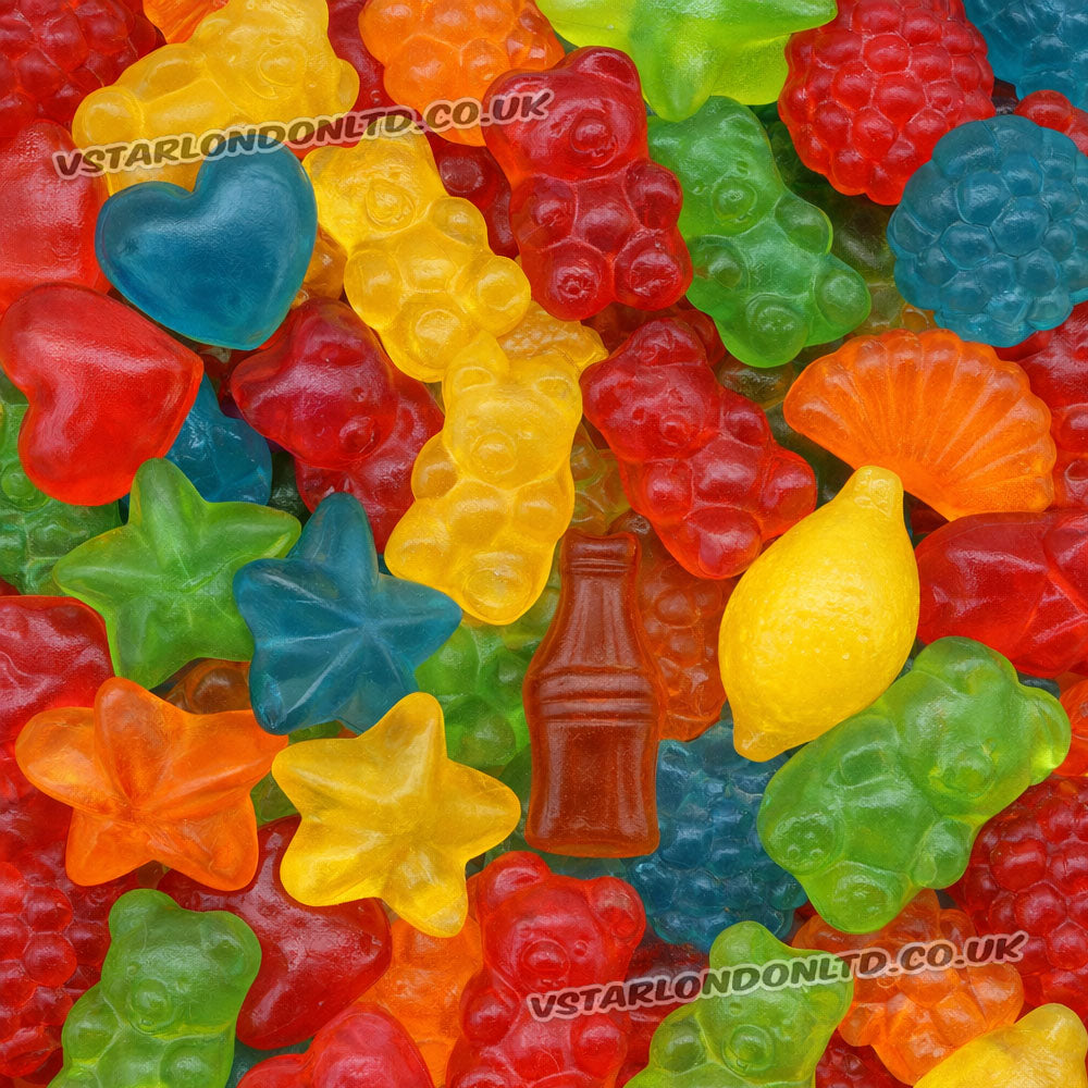 Assorted Retro Pick N Mix Gummy Sweets – Full Bag Sweet Treat Selection