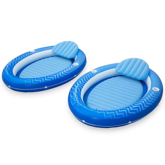 H2OGO! Comfort Plush Cove Lounger, 2 Pack