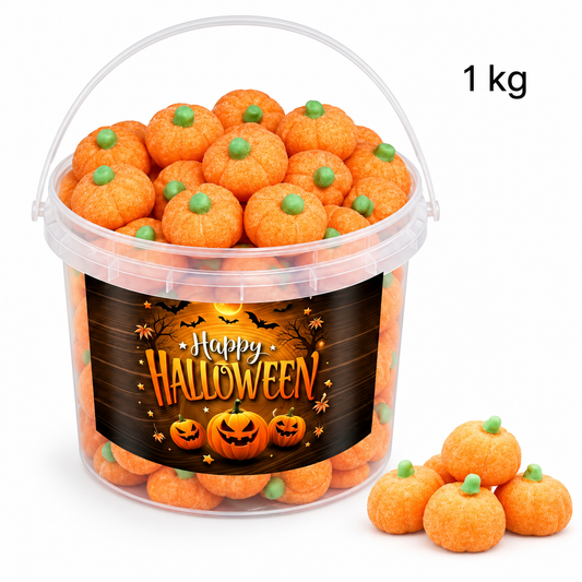 Halloween Pumpkin Marshmallows 1kg Tub