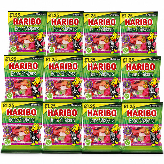Haribo Bone Shakers Halloween Gums 140g PMP (Box of 12)