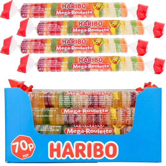Haribo Mega-Roulette Rolls 40 x 45g PMP