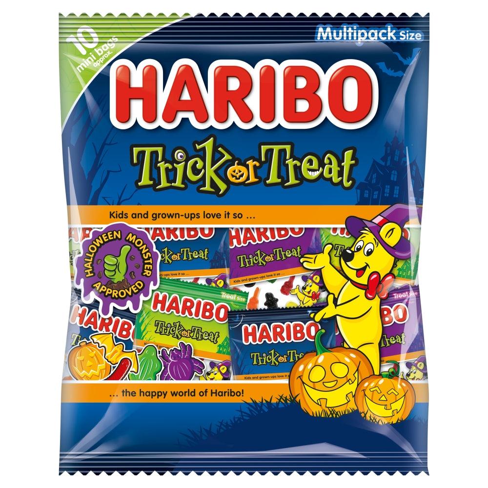 Haribo Trick or Treat Halloween Jelly & Foam Sweets 10 x 160g