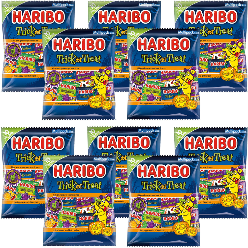 Haribo Trick or Treat Halloween Jelly & Foam Sweets 10 x 160g
