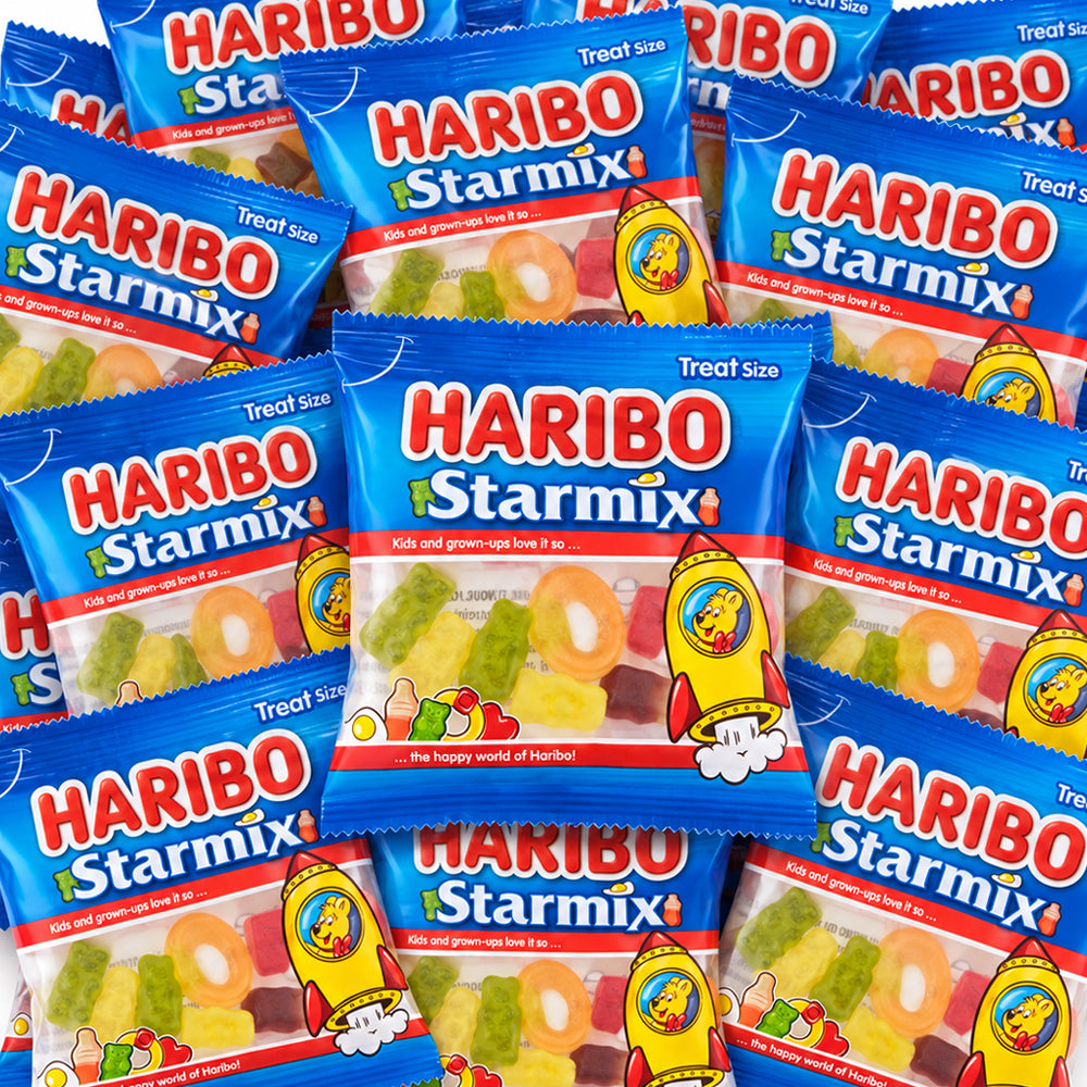 HARIBO Starmix Mini Bag 16g Gummy Sweets (50 - 500 Bags)