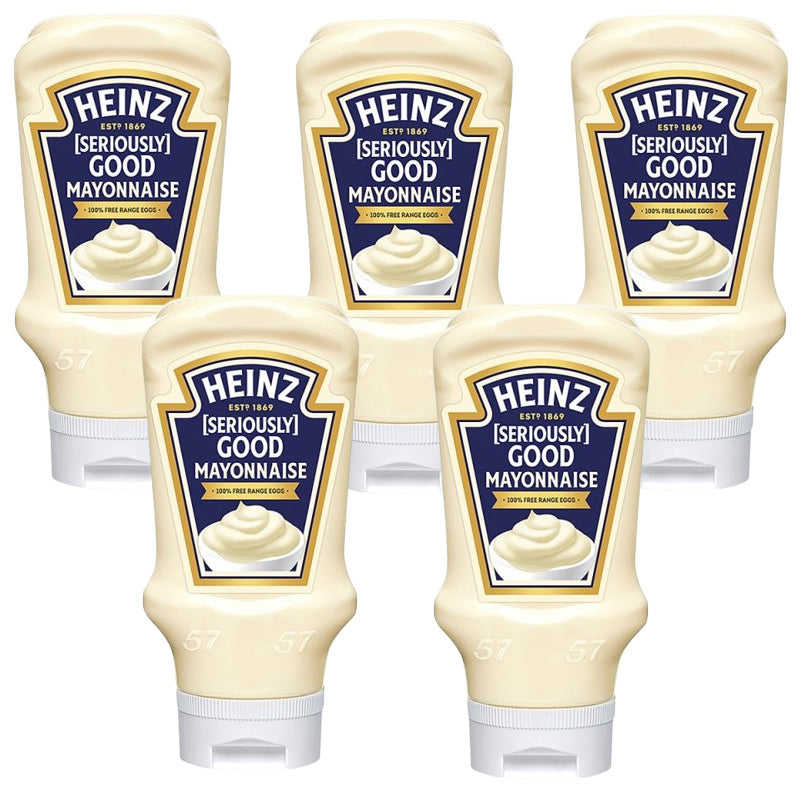 Heinz Mayonnaise 400ml – 5 & 10 Bottles | Free Range Egg Mayo