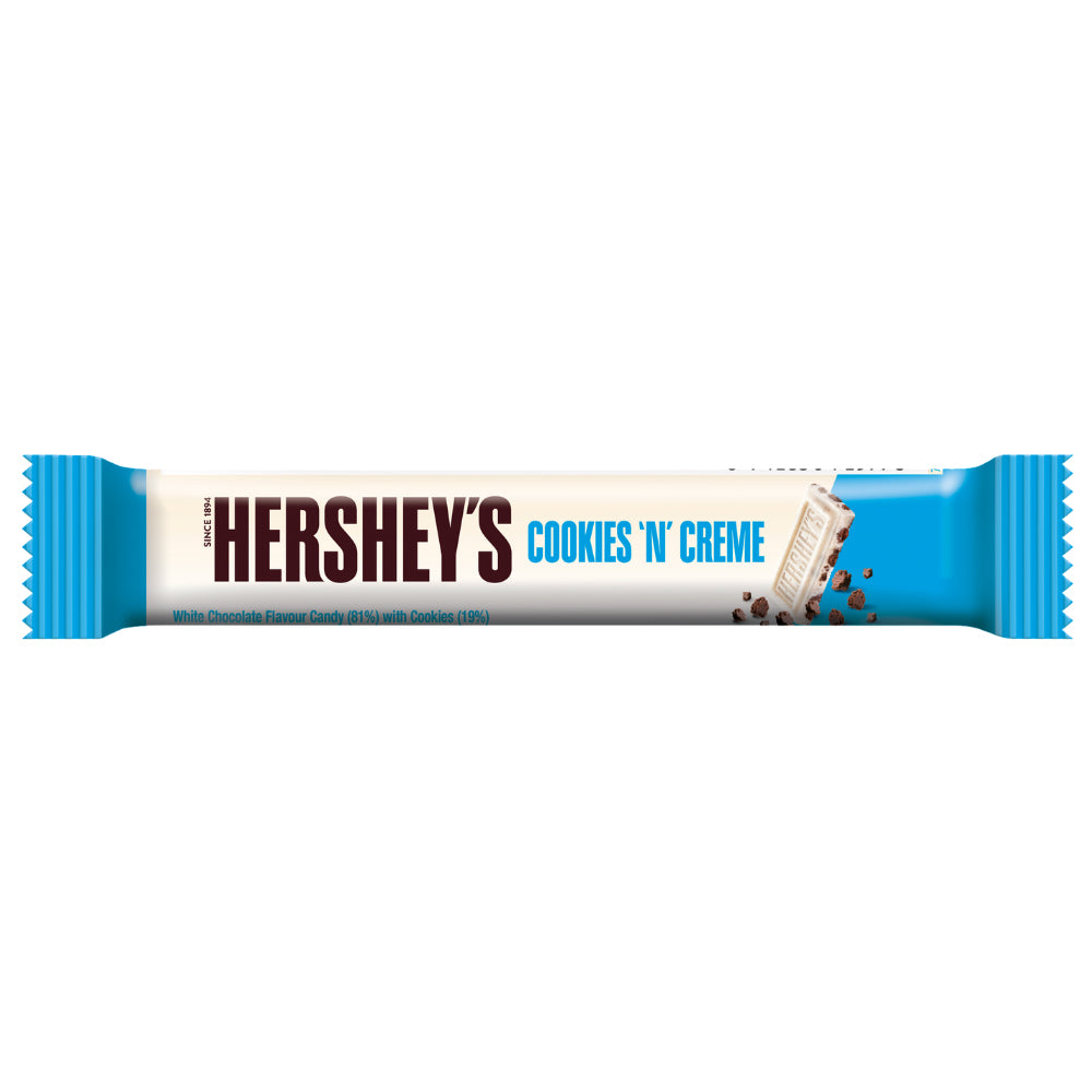 Hershey’s Cookies ’n’ Creme Chocolate Treat Bar 15g (Box of 24)