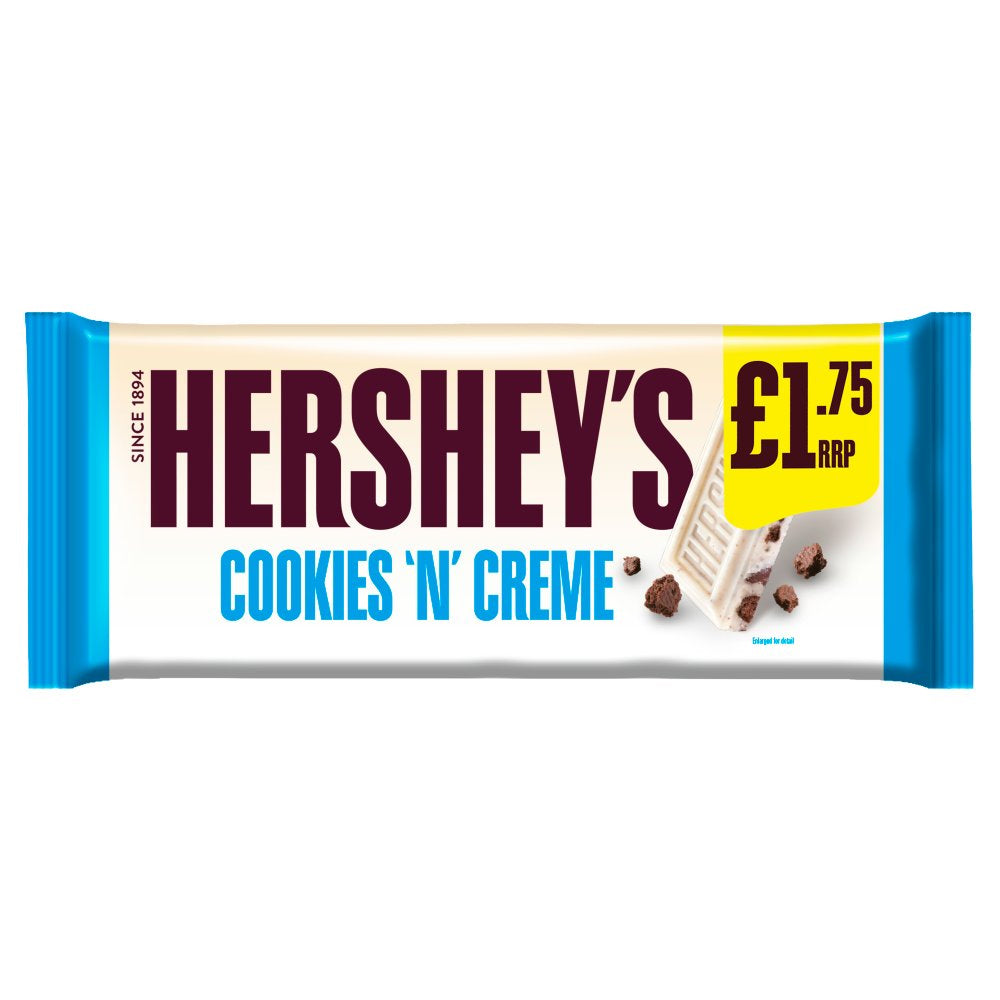 Hershey's Cookies 'N' Creme Bar 90g £1.75 PMP (Box of 24)