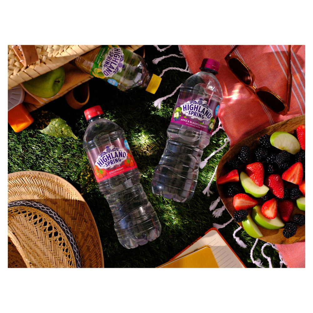 Highland Spring Apple & Blackcurrant Flavoured Still Spring Water 750ml (Pack of 12)