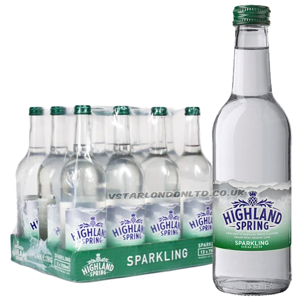 Highland Spring Sparkling Spring Water 330ml (Case of 12)