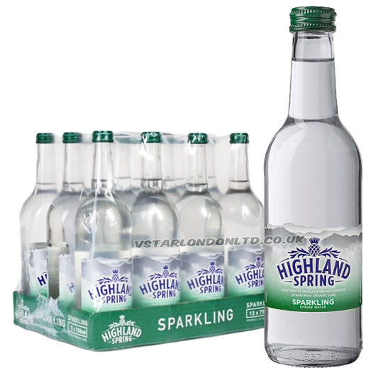 Highland Spring Sparkling Spring Water 330ml (Case of 12)