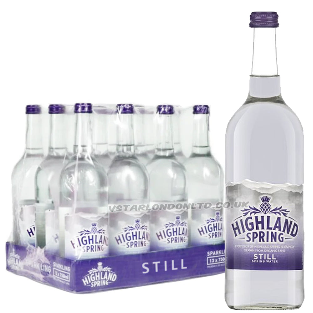 Highland Spring Still Spring Water 750ml (Case of 12)