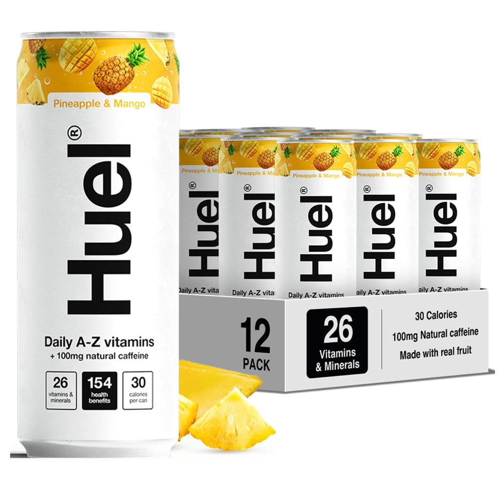 Huel Daily A-Z Vitamins Mixed Sparkling Drink 330ml (6 & 12 Cans)