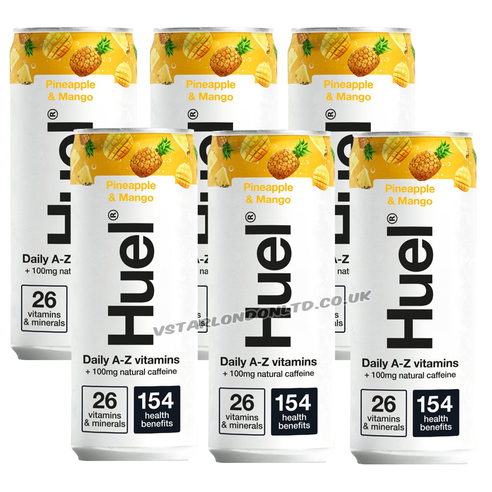Huel Daily A-Z Vitamins Mixed Sparkling Drink 330ml (6 & 12 Cans)