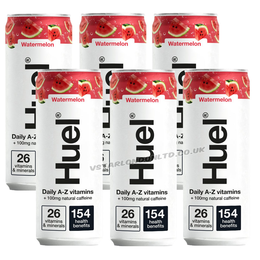 Huel Daily A-Z Vitamins Mixed Sparkling Drink 330ml (6 & 12 Cans)