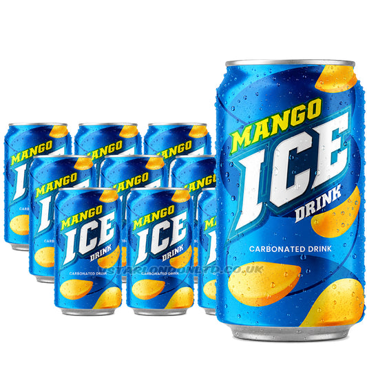 ICE Mango Sparkling Drink 330ml (24 Cans)