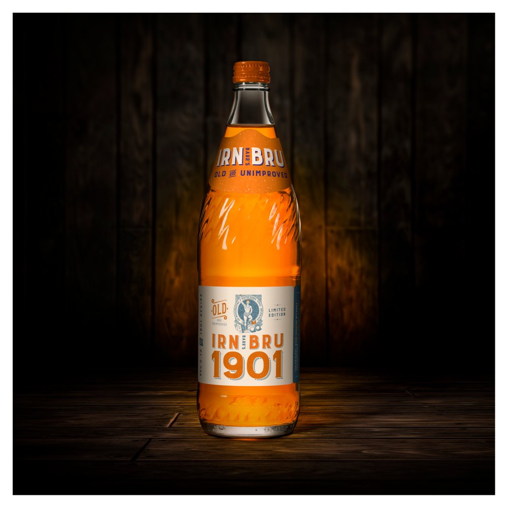 IRN-BRU 1901 Original Recipe Glass Bottle 750ml (Case of 12)