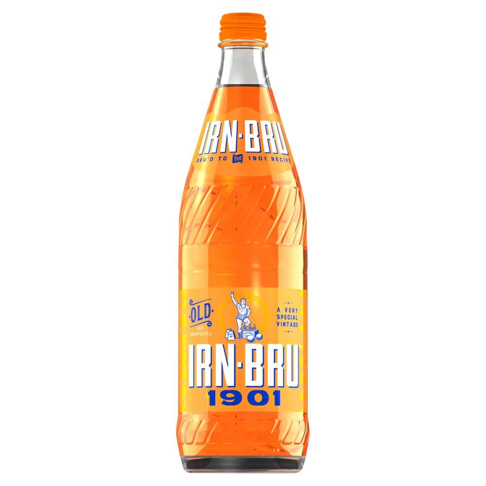 IRN-BRU 1901 Original Recipe Glass Bottle 750ml (Case of 12)