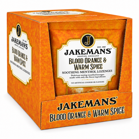 Jakemans Blood Orange Sweets 73g (6 & 12 Bags)