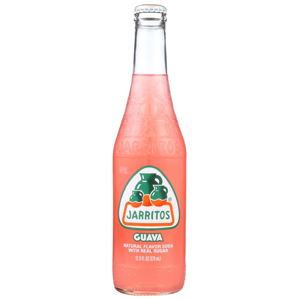 Jarritos Guava Soda Glass Bottle 370ml (Case of 12)