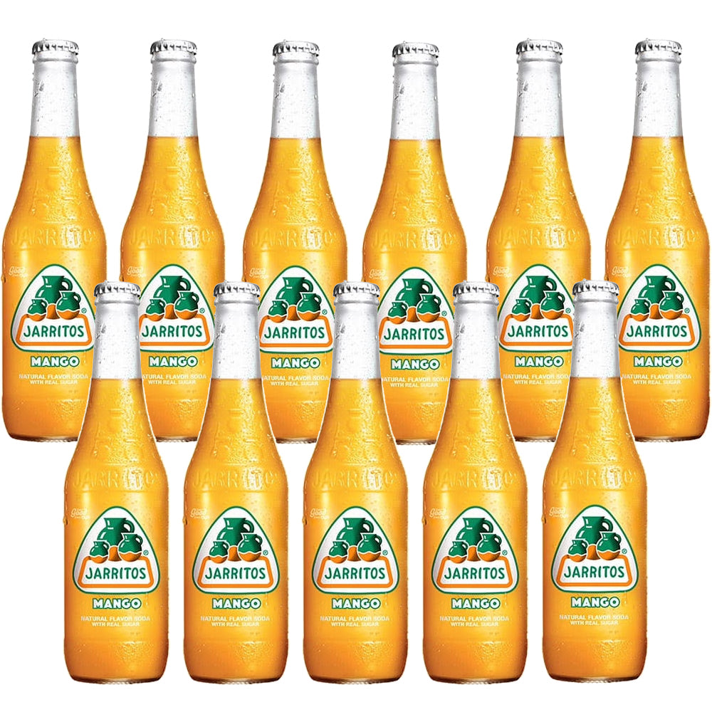 Jarritos Mango Soda Glass Bottle 370ml (Case of 12)