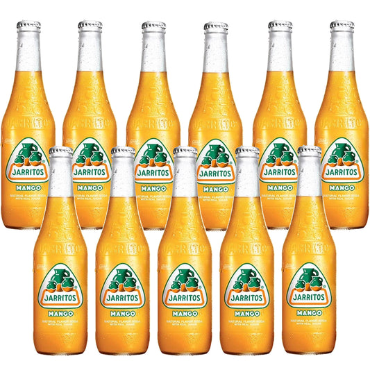 Jarritos Mango Soda Glass Bottle 370ml (Case of 12)