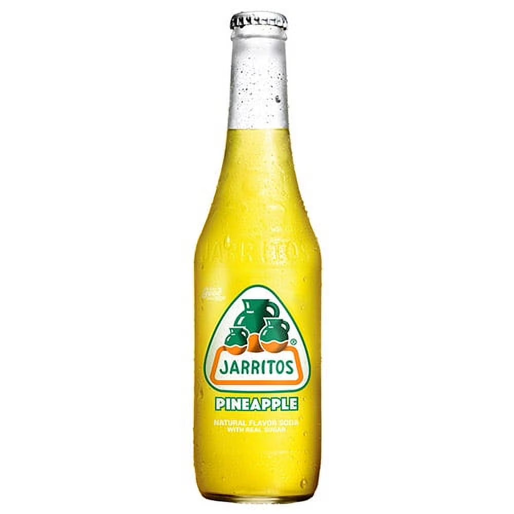 Jarritos Pineapple Soda Glass Bottle 370ml (Case of 12)