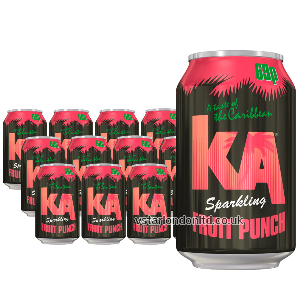 KA Sparkling Fruit Punch 330ml PMP (12 & 24 Cans)