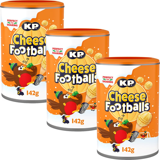 KP Cheese Footballs Tin 3 x 142g