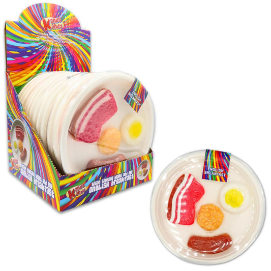 Kandy Kandy Rock Candy – English Breakfast Flavour, 150g x 12 Packs