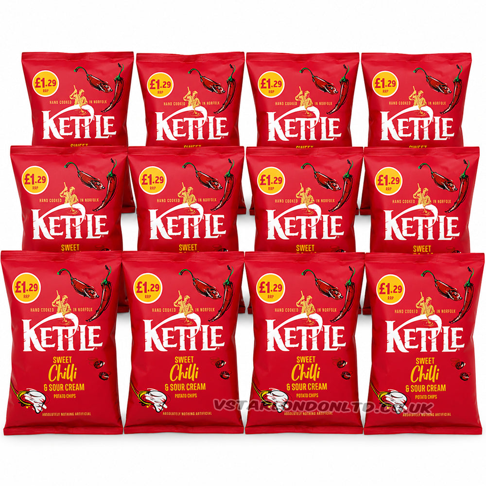 Kettle Sweet Chilli & Sour Cream Chips PMP 80g (Box of 12)