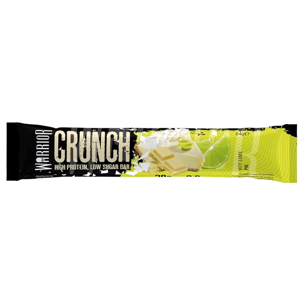 Warrior Crunch Key Lime Pie Protein Bar 64g (12 Bars)