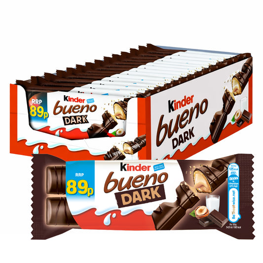 Kinder Bueno Dark Chocolate 43g 89p PMP (Box of 30)