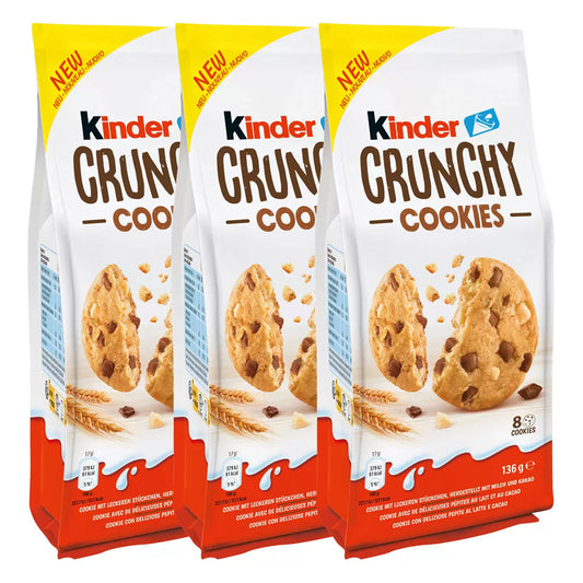 Kinder Crunchy Cookies 3 x 136g