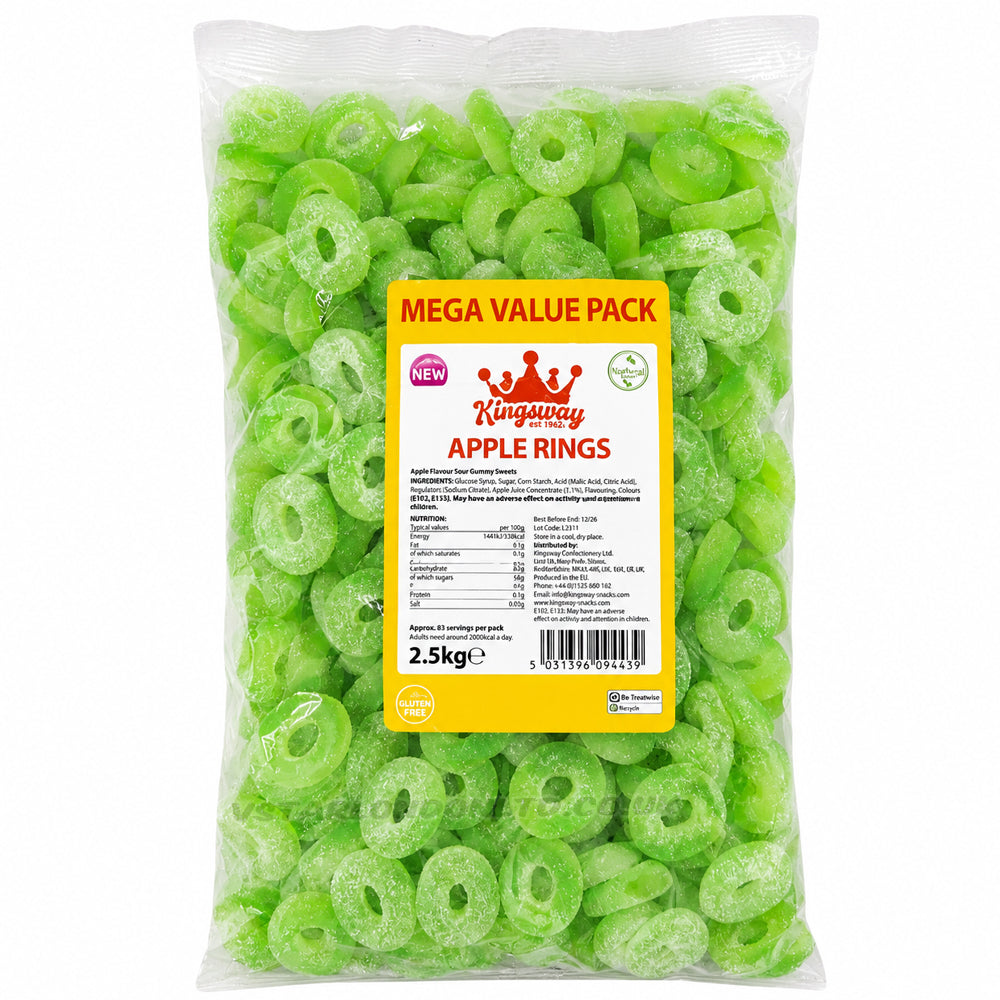Kingsway Apple Rings 2.5kg Bulk Bag