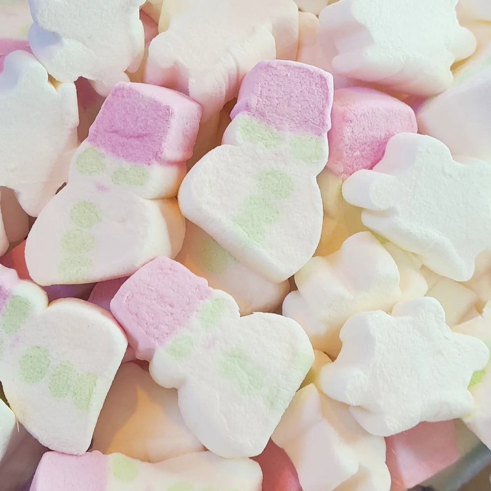 Kingsway Snowman & Snowflake Christmas Mallows 1kg