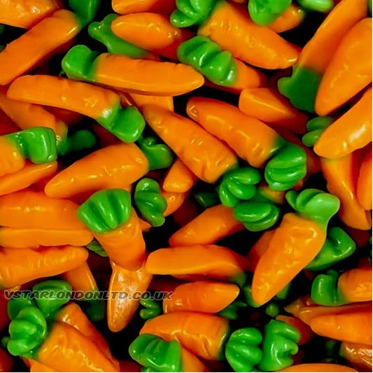 Kingsway Gummy Carrots 1kg–3kg – Orange Flavour Gummy Sweets